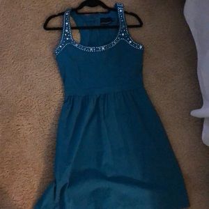 Turquoise dress
